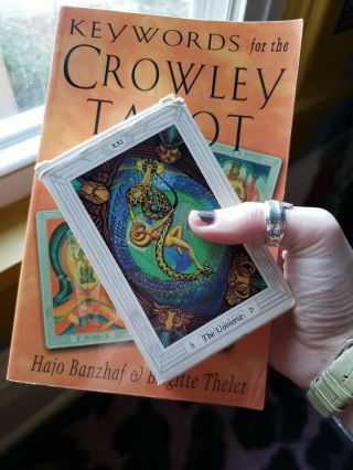 Vintage Aleister Crowley Thoth Tarot Card Deck 80 Cards Small Size And Book