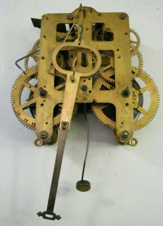 Antique Seth Thomas Kitchen Clock Movement Parts Repair