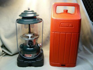 Vintage Coleman 288a700 Adjustable Two Mantle Lantern With Case Dated 6 - 89