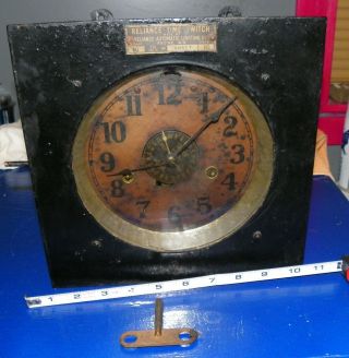 Antique Reliance Time Switch W/key.  Looks Complete &