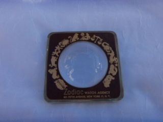 Vintage Zodiac Watch Agency Magnifying Glass Advertising Item