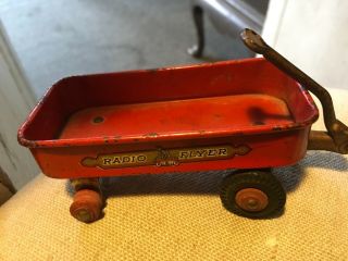 Vtg 1933 Chicago World’s Fair Century Of Progress Toy Radio Flyer Red Wagon