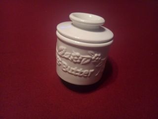 Butter Bell Pot Keeper Crock L.  Tremain 2003 Beurre Vintage Ivory