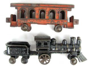 Shimer antique cast iron train Harris Ives 3