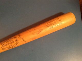 Vintage Adirondack 302 Robinson Type Baseball Bat 34 " Cracked On Handle