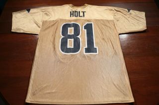 Vintage L.  A.  Los Angeles Rams Torry Holt Jersey St.  Louis L Gold Football