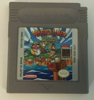 Wario Land Mario Land 3 Nintendo Game Boy Vintage Video Game Cartridge