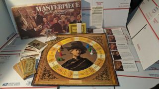 Vintage 1970 Masterpiece The Art Game By Parker Brothers Board Game Cib