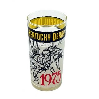 1975 Kentucky Derby 101 Julep Beverage Glass,  Winner Was Foolish Pleasure