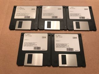 Vintage Ibm Pc Dos 7 Xdf Format Diskettes
