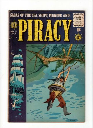 Piracy 5 Vintage Ec Comic Pirate Story Golden Age 10c Bernie Krigstein