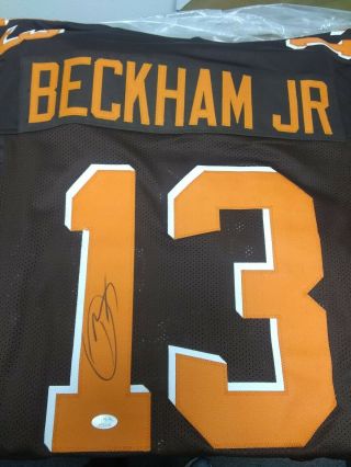 Odell Beckham Jr Autographed Jersey Cleveland Browns Jsa