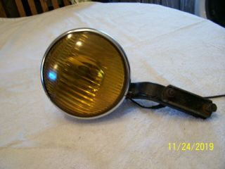 Vintage Guide Blc 5 3/4 Fog Light Lamp Amber 1930 