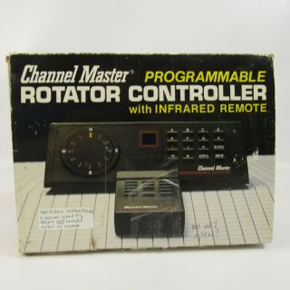 Vintage Channel Master Programmable Rotator Controller With Remote Control 9535