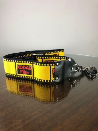 Vintage Kodak Film Strip Yellow Camera Neck Shoulder Strap 43078