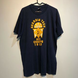 VTG Georgia Tech Basketball Yellow Jackets Shirt 1993 ACC Champions XL NCAA USA 2