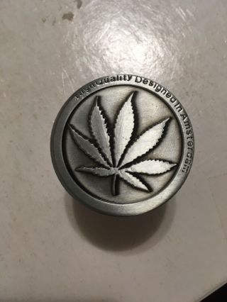 Pre - Owned Stainless Steel/plastic Tobacco Grinder