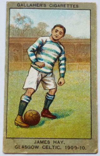 1909 James Hay Glasgow Celtic Association Football Club Colours No.  78