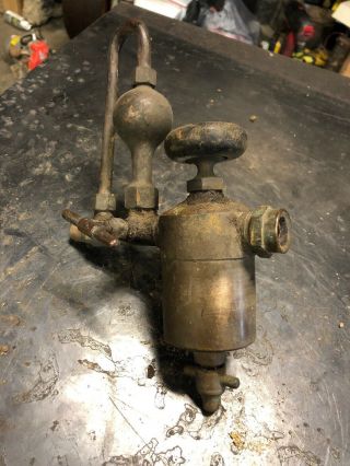 Antique Brass Swift Lubricator Hit Miss Steam Engine