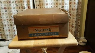 Vintage Spalding 2 Pairs Of Boxing Gloves Model 88 Ex