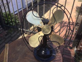 Antique Brass Fan,  Robbins And Myers