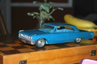 Vintage 1963 Ford Galaxie 500 Dealer Promo Model Car - Blue Color - - -