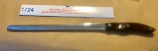 Vintage Cutco Knife 24 9 3/4 " Straight Edge Slicer Old Style Factory Sharpened