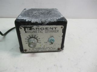 Sargent Magnetic Stirrer Vintage Laboratory Mixer Lab Unit