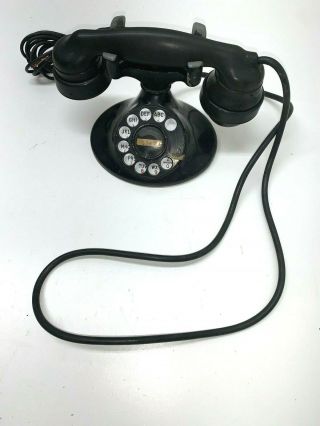 Vintage 1938 ? Antique Western Electric Rotary Dial Telephone E1 Handset
