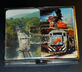 Double Deck Seaboard System Railroad Playing Cards