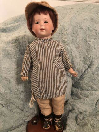 Antique 14 " Swaine & Company Adorable German Boy Doll