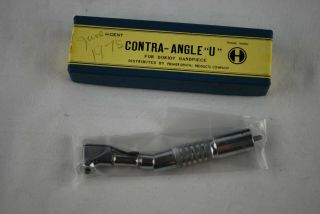 Vintage Dental Contra Angle U - Type For Doriot Handpiece H - Dent H.  I.  N.  05 - 00100