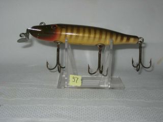 Vintage Ccbco Fishing Lure Mod 3200 With Box Wooden 57