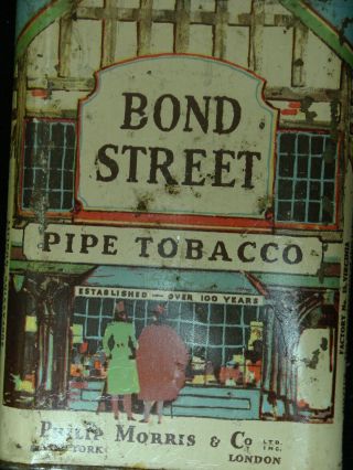 Antique Bond Street Pipe Tobacco Case