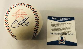 Chris Archer Signed 2017 All Star Game Ball Tampa Bay Rays Auto,  Beckett