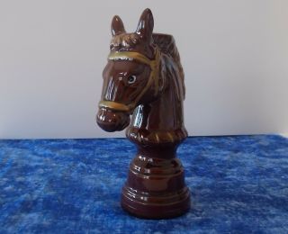 Horse Head Knight Chess Piece Game Cigarette Table Lighter - Missing Lighter