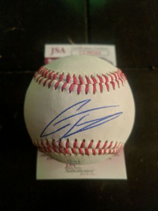York Yankees Gleyber Torres Autographed Mlb Baseball - Jsa