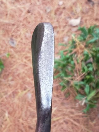 Antique Hickory Wood Shaft Unusual Old Golf Club p1900 - 1910 Smooth Face Nicholls 3