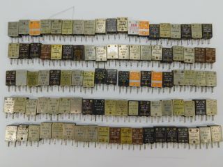 (95) Ft - 243 Vintage Radio Crystals (all Out Of Ham Bands)