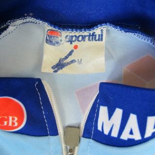 Vintage Men ' s Mapei Clas Sportful Colnago Short Sleeve Cycling Jersey Medium 3