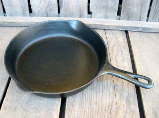 Vintage Griswold 704j Cast Iron 10 - 1/2 " Fry Pan 8 Skillet Small Logo Smooth