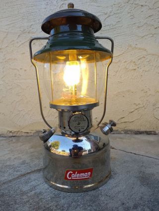 1959 Coleman 202 Professional Single Burner White Gas Lantern