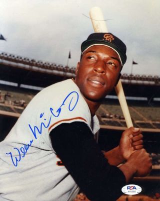 Willie Mccovey Psa/dna Autograph Hand Signed 8x10 Photo