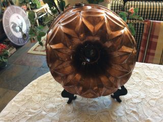 Vintage Christian Wagner Tin Lined Copper Bundt Cake Pan Made In West Germany