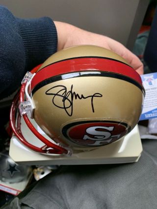 Steve Young Signed San Francisco 49ers Mini - Helmet,  Beckett