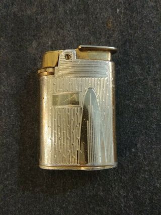 Vintage Ronson Varaflame Starfire Cigarette Lighter In Case Box Butane