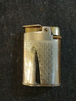 Vintage Ronson Varaflame Starfire Cigarette Lighter In Case Box Butane 2