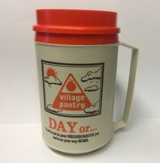 Vintage Aladdin Insulated Travel Mug Cup 12 Oz.  Village Pantry 12 Ounce