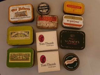 Golden Virginia,  Old Holborn,  Various Collectible Tins Tobacco,  Medicine,