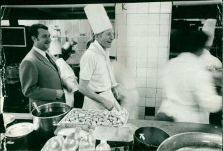 Vintage Photograph Of Danny Kaye Amateur Cook